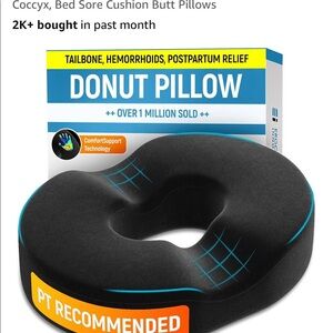 PT ENDORSED Donut Pillow for Tailbone Pain Relief